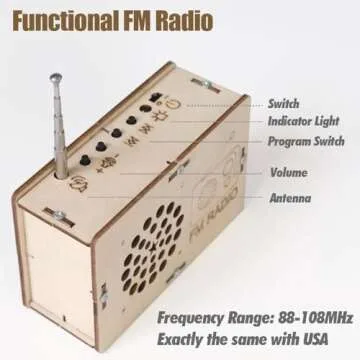 STEM Science Kits for Kids Age 5-7 6-8 8-12 8-13 Birthday Teen Boys Gifts Toys for 6 7 8 9 10 11 12 13 14 Year Old DIY Building Radio Kit Electronic for Kids Engineering Experiments Circuits