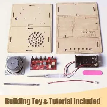 STEM Science Kits for Kids Age 5-7 6-8 8-12 8-13 Birthday Teen Boys Gifts Toys for 6 7 8 9 10 11 12 13 14 Year Old DIY Building Radio Kit Electronic for Kids Engineering Experiments Circuits