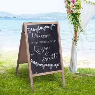 Vintage A-Frame Chalkboard for Weddings and Events
