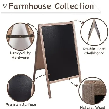 Vintage A-Frame Chalkboard for Weddings and Events