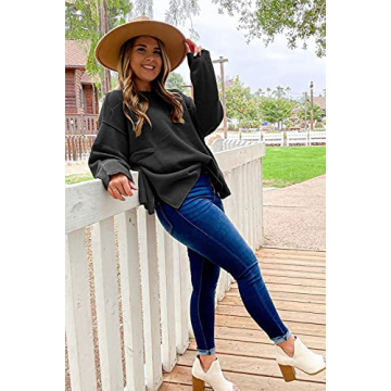 Stylish PRETTYGARDEN Off Shoulder Sweater for Women