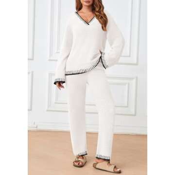 MEROKEETY Women's Cozy Fuzzy Fleece Lounge Sets