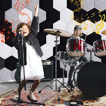 Self-Adhesive Acoustic Panels for Home & Office Soundproofing