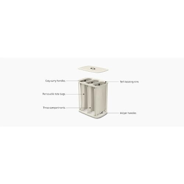 Joseph Joseph Tota 90L Laundry Hamper with Removable Bags