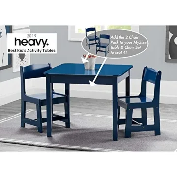 Delta Children MySize Kids Table & Chair Set in Blue