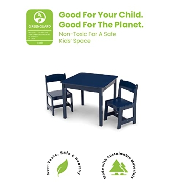Delta Children MySize Kids Table & Chair Set in Blue