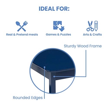 Delta Children MySize Kids Table & Chair Set in Blue