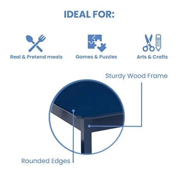 Delta Children MySize Kids Table & Chair Set in Blue