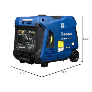 Westinghouse 5000W Quiet Portable Generator Remote Start