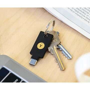 Yubico - YubiKey 5C NFC - Two-Factor authentication (2FA) Security Key, Connect via USB-C or NFC, FIDO Certified - Protect Your Online Accounts