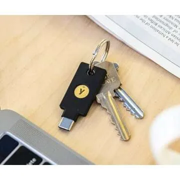 Yubico - YubiKey 5C NFC - Two-Factor authentication (2FA) Security Key, Connect via USB-C or NFC, FIDO Certified - Protect Your Online Accounts