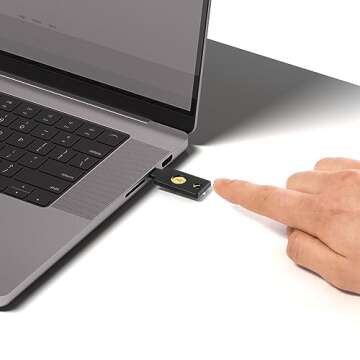 Yubico - YubiKey 5C NFC - Two-Factor authentication (2FA) Security Key, Connect via USB-C or NFC, FIDO Certified - Protect Your Online Accounts