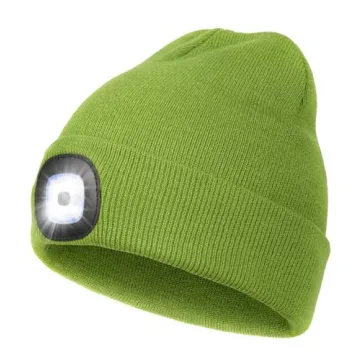 CENSGO Unisex Hat with Light, USB Rechargeable LED Headlamp Beanie, Gifts for Dad Father Men Husband...
