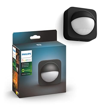 Philips Hue Outdoor Motion Sensor - Smart Lighting with Dusk to Dawn Functionality