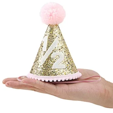 WAOUH Half Birthday Crown Hat for Baby's Milestones