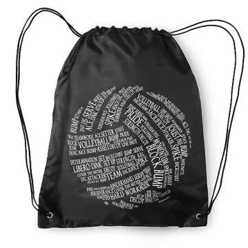 Durable ChalkTalkSPORTS Volleyball Cinch Sack - Perfect Sports Bag for Players