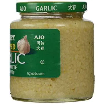 Polaner Premium White Chopped Garlic for Effortless Flavor