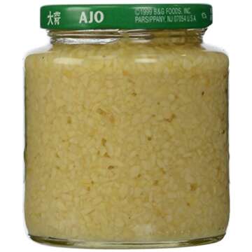 Polaner Premium White Chopped Garlic, 10 Ounce