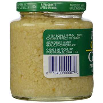 Polaner Premium White Chopped Garlic, 10 Ounce