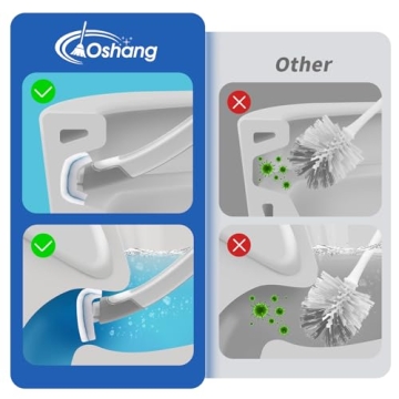 Oshang Disposable Toilet Brush - Ultimate Convenience for Cleaning