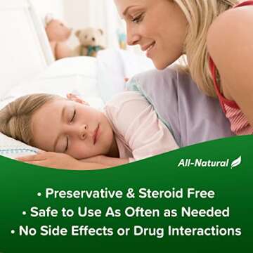 SinuCleanse Sterile Saline Kids Nasal Spray, Ultra Fine Mist, Instantly Moisturizes Dry, Stuffy Noses, Safe for Newborns & Up, 4.5 Oz (2 Pack), Made in USA