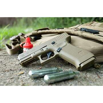 Umarex 2255212 Glock 19X Gen5 .177 Caliber BB Gun Air Pistol, One Size, Tan