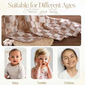 HardNok Muslin Baby Blanket for Newborns and Toddlers