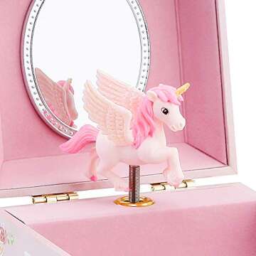 Enchanting Musical Jewelry Box for Girls with Unicorn