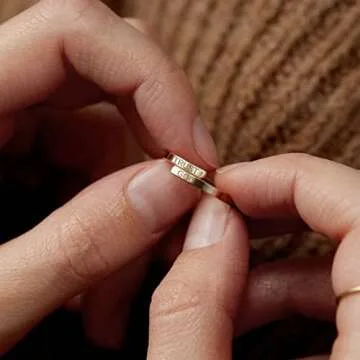 POSHFEEL Adjustable Trust GOD Ring for Men and Women