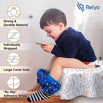Extra-Large Disposable Toilet Seat Covers for Kids and Adults