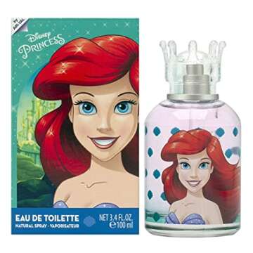 Disney Princess Ariel Eau De Toilette Spray - 3.4 oz for Girls