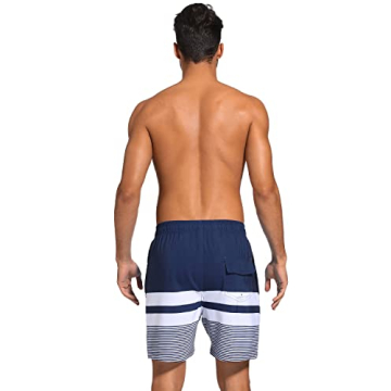 Quick Dry Swim Trunks with Compression Liner & Pockets