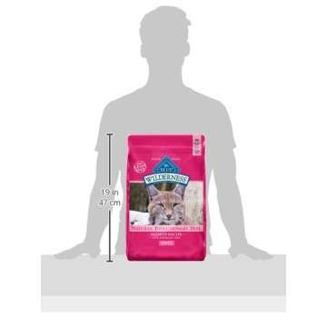 Blue Buffalo Wilderness Natural High Protein Grain Free Salmon Dry Food for Adult Cats 11 lbs.