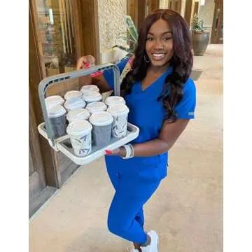 Bevee Reusable Drink Carrier for Coffee Runs Takeout Delivery | up to 12 Cups | Uber Doordash | Foldable Portable Compact Durable Secure | Holder Caddy | Hot & Cold Cups | Comfort Handle | Grey