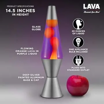 Lava® Lamp - 14.5" Purple Sunset - Original Motion Light
