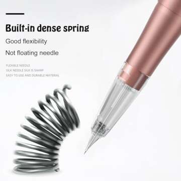 YBEAUTY Permanent Makeup Kit with Cartridge Needles for Artists