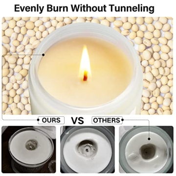 4 Pack Lavender Candles Gift Set - Scented Aromatherapy