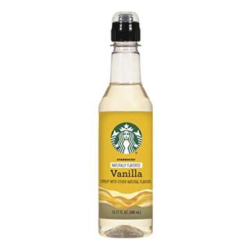 Starbucks® Naturally Flavored Vanilla Syrup - 100% Pure Flavor