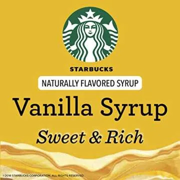 Starbucks® Naturally Flavored Vanilla Syrup - 100% Pure Flavor