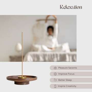 SeedWave Lotus Incense Holder for Meditation and Decor