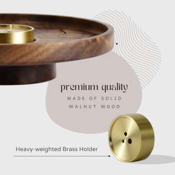 SeedWave Lotus Incense Holder for Meditation and Decor