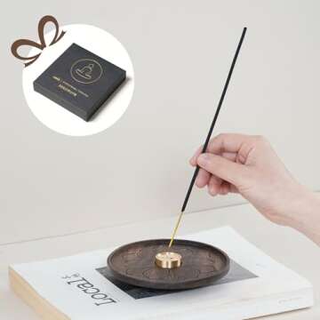 SeedWave Lotus Incense Holder for Meditation and Decor