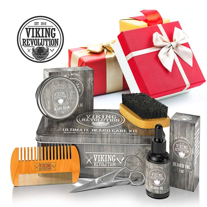 Viking Revolution Beard Care Kit for Men - Grooming Essentials