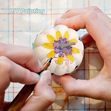 Orgrimmar 12PCS Realistic White Pumpkins for Fall Decor