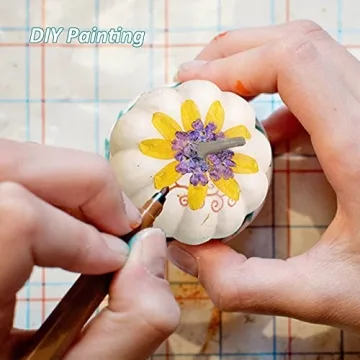 Orgrimmar 12PCS Realistic White Pumpkins for Fall Decor