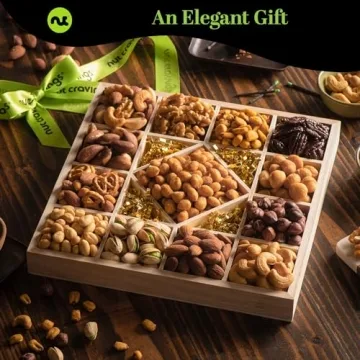 NUT CRAVINGS Gourmet Nuts Gift Basket Perfect for All Occasions