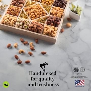 NUT CRAVINGS Gourmet Nuts Gift Basket Perfect for All Occasions