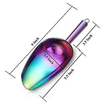 Rainbow Ice Scoop - Stylish, Durable, and Functional