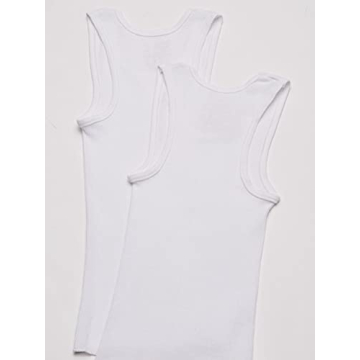 Soft Cotton Tank Top Undershirt for Toddlers - 6 Pack