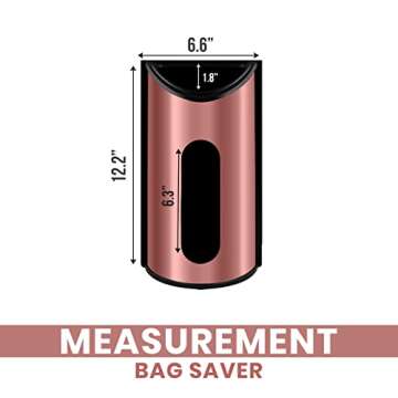 Utopia Kitchen Grocery Bag Holder - Stylish Stainless Steel Dispenser